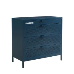 Pantone NINO Commode 4 tiroirs en métal L80cm