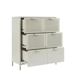 Pantone NINO Commode 6 tiroirs en métal L90cm