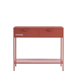 Pantone NINO Console 2 tiroirs en métal L100cm
