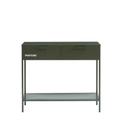 Pantone NINO Console 2 tiroirs en métal L100cm