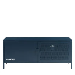 No name NINO Meuble TV 2 portes en métal PANTONE L120cm