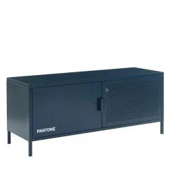 No name NINO Meuble TV 2 portes en métal PANTONE L120cm