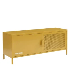 No name NINO Meuble TV 2 portes en métal PANTONE L120cm