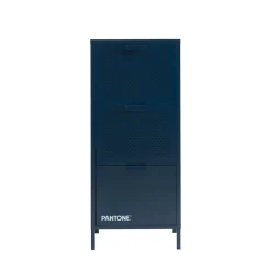 Pantone NINO Petit meuble de rangement 3 tiroirs en métal H105cm