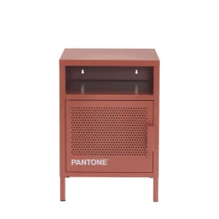 Pantone NINO Table de chevet 1 porte en métal