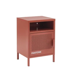 Pantone NINO Table de chevet 1 porte en métal