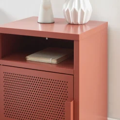Pantone NINO Table de chevet 1 porte en métal
