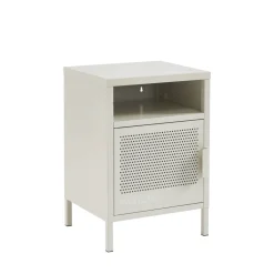 Pantone NINO Table de chevet 1 porte en métal