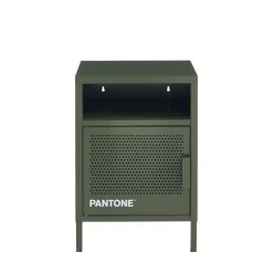 Pantone NINO Table de chevet 1 porte en métal