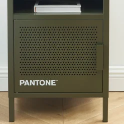 Pantone NINO Table de chevet 1 porte en métal