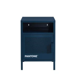 Pantone NINO Table de chevet 1 porte en métal