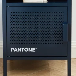 Pantone NINO Table de chevet 1 porte en métal