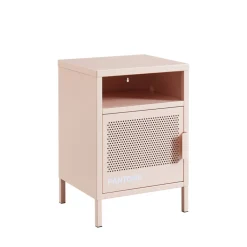 Pantone NINO Table de chevet 1 porte en métal