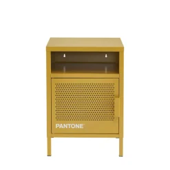 Pantone NINO Table de chevet 1 porte en métal