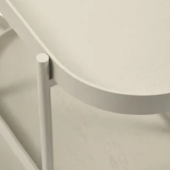 Woood NOAN Console ovale en bois et métal L90cm