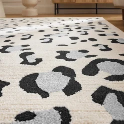 Enfant Drawer NOMAD Tapis contemporain à motifs léopard