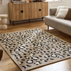 Enfant Drawer NOMAD Tapis contemporain à motifs léopard