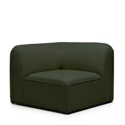 Drawer NOOR Angle réversible pour canapé modulable en tissu bouclette
