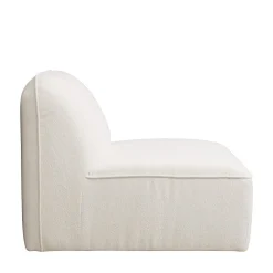Drawer NOOR Chauffeuse pour canapé modulable en tissu bouclette