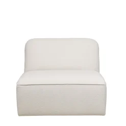 Drawer NOOR Chauffeuse pour canapé modulable en tissu bouclette