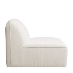 Drawer NOOR Chauffeuse pour canapé modulable en tissu bouclette