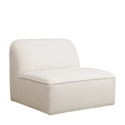 Drawer NOOR Chauffeuse pour canapé modulable en tissu bouclette