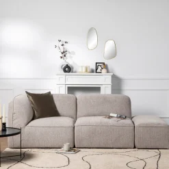 Drawer NOOR Pouf pour canapé modulable en tissu