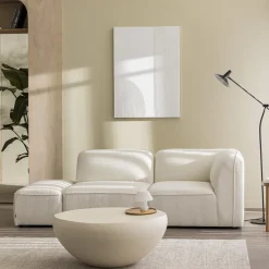 Drawer NOOR Pouf pour canapé modulable en tissu bouclette