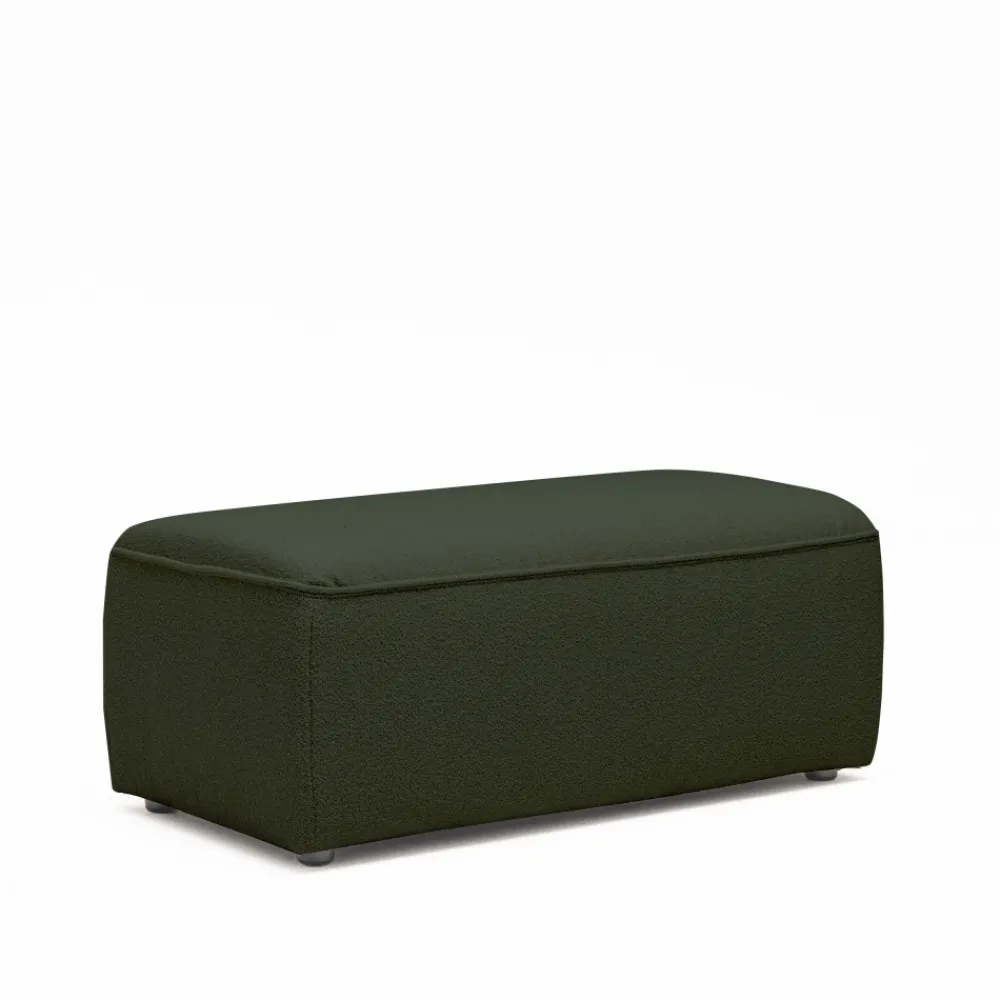 Drawer NOOR Pouf pour canapé modulable en tissu bouclette