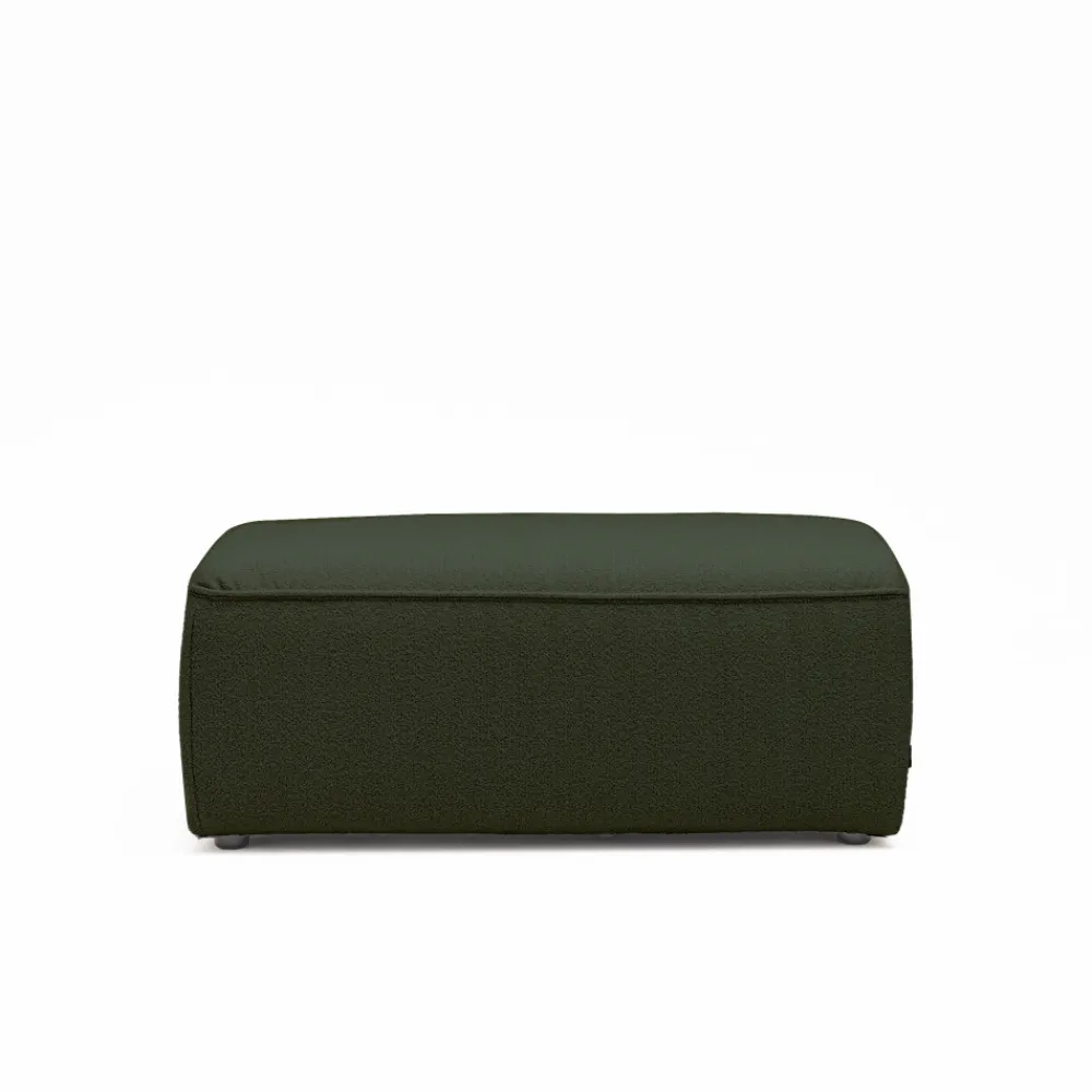 Drawer NOOR Pouf pour canapé modulable en tissu bouclette