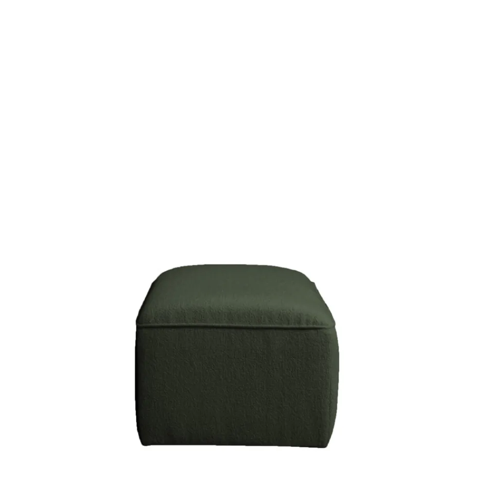 Drawer NOOR Pouf pour canapé modulable en tissu bouclette
