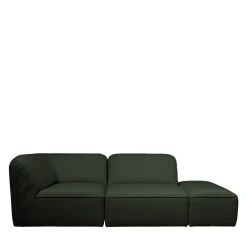 Drawer NOOR Pouf pour canapé modulable en tissu bouclette