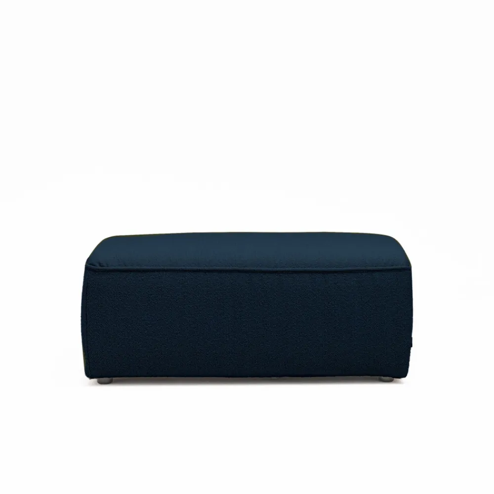 Drawer NOOR Pouf pour canapé modulable en tissu bouclette