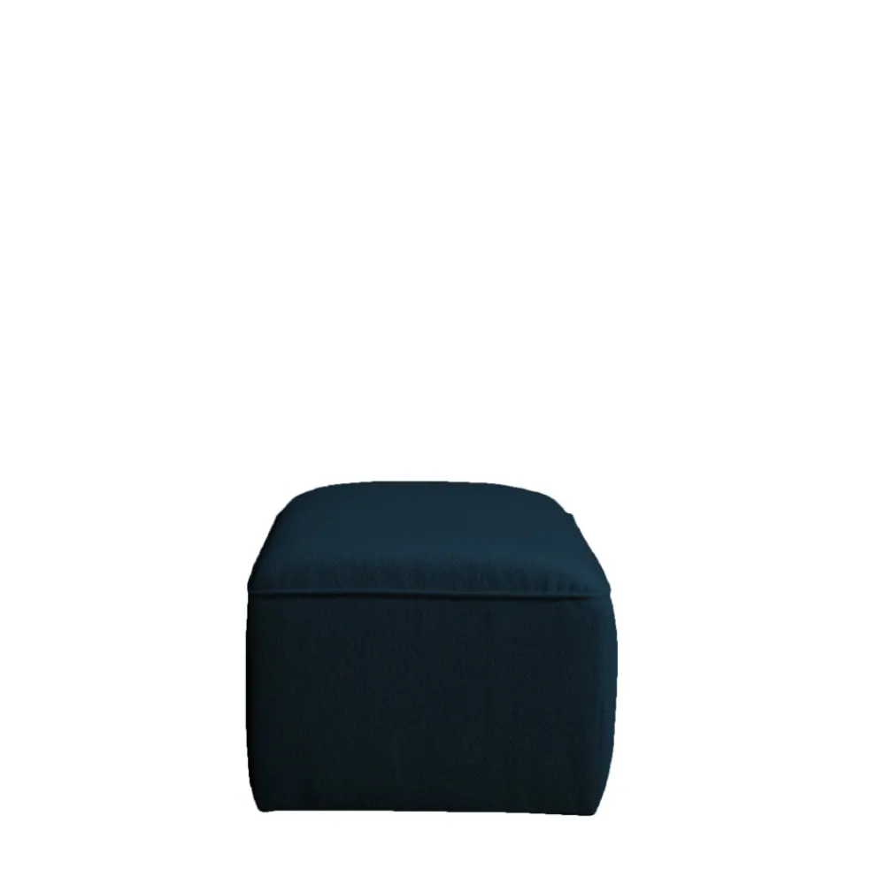 Drawer NOOR Pouf pour canapé modulable en tissu bouclette