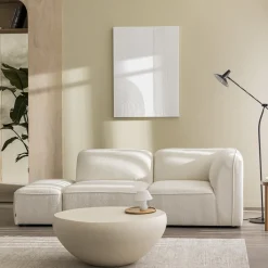 Drawer NOOR Pouf pour canapé modulable en tissu bouclette