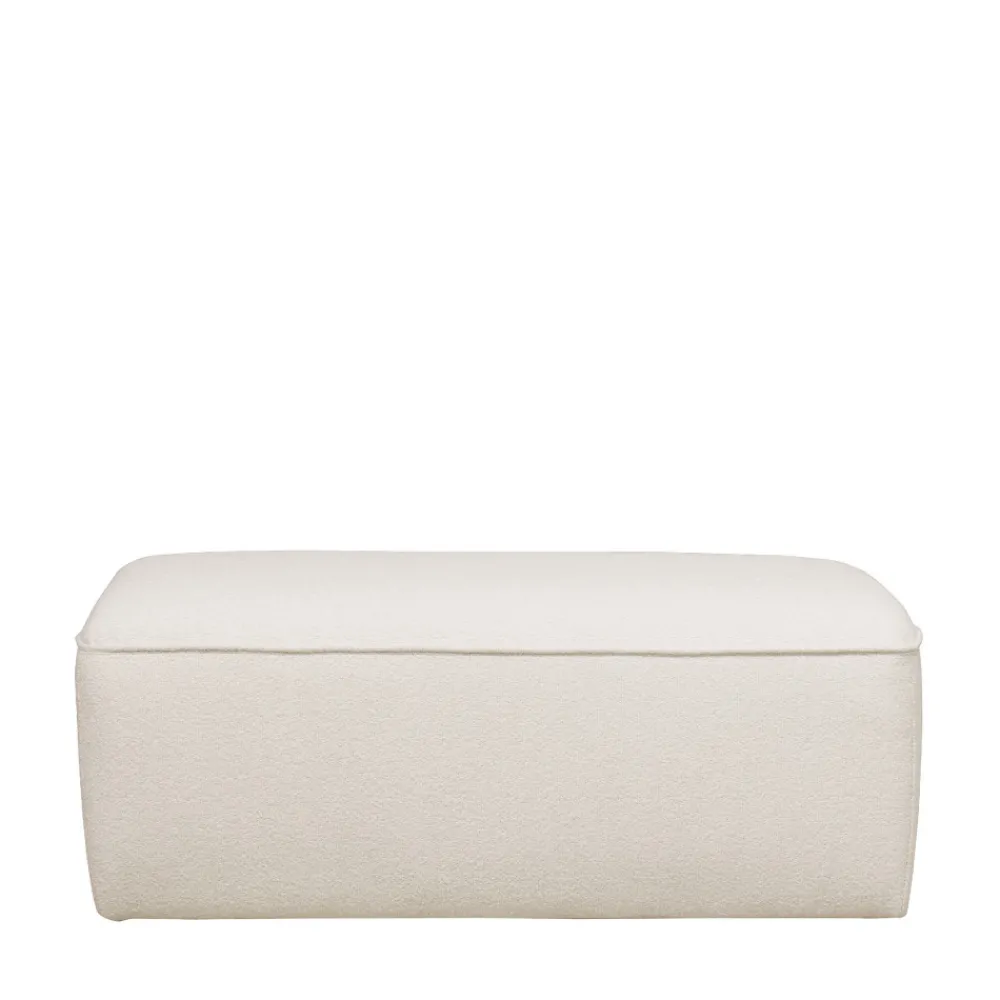 Drawer NOOR Pouf pour canapé modulable en tissu bouclette