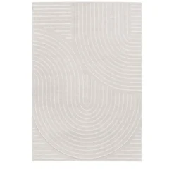 Drawer NORA Tapis contemporain à motif géométrique