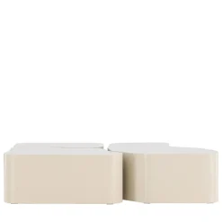 Venture Home NORLAND Lot de 3 tables basses organiques en bois 92x70cm
