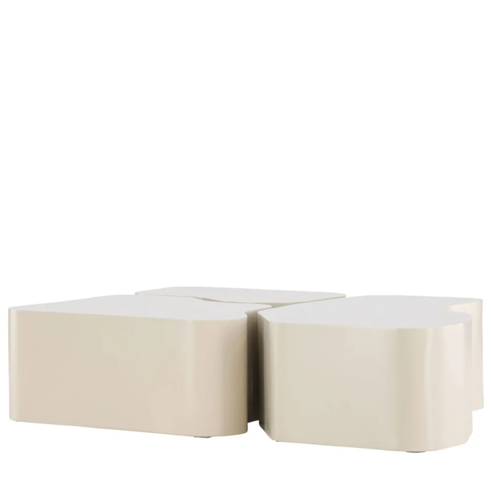 Venture Home NORLAND Lot de 3 tables basses organiques en bois 92x70cm