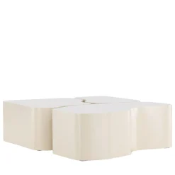 Venture Home NORLAND Lot de 3 tables basses organiques en bois 92x70cm