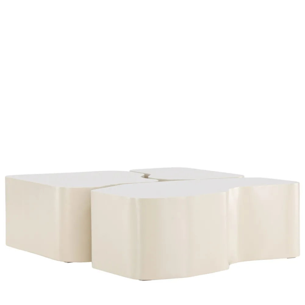 Venture Home NORLAND Lot de 3 tables basses organiques en bois 92x70cm