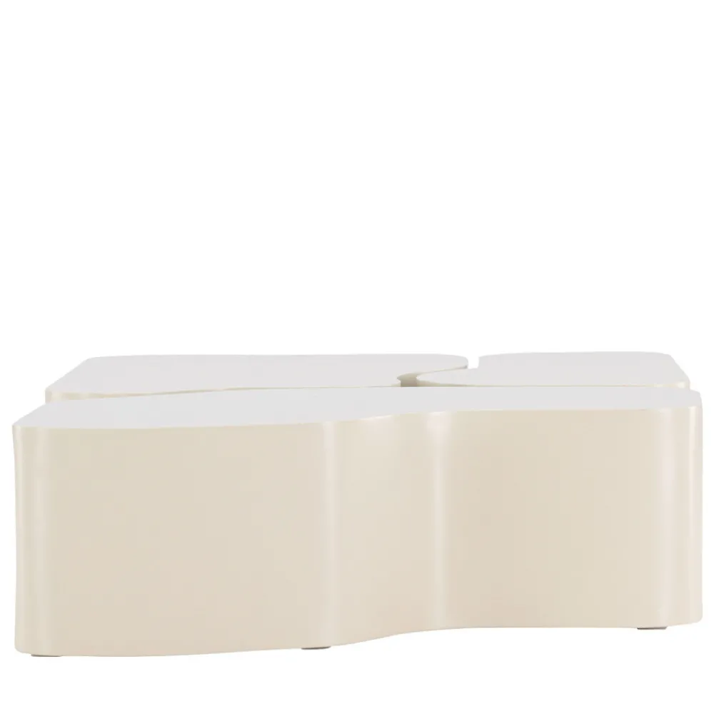 Venture Home NORLAND Lot de 3 tables basses organiques en bois 92x70cm
