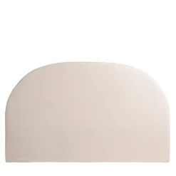 Drawer NOUSSA Tête de lit en coton et lin demi-lune L150cm