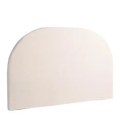 Drawer NOUSSA Tête de lit en coton et lin demi-lune L170cm