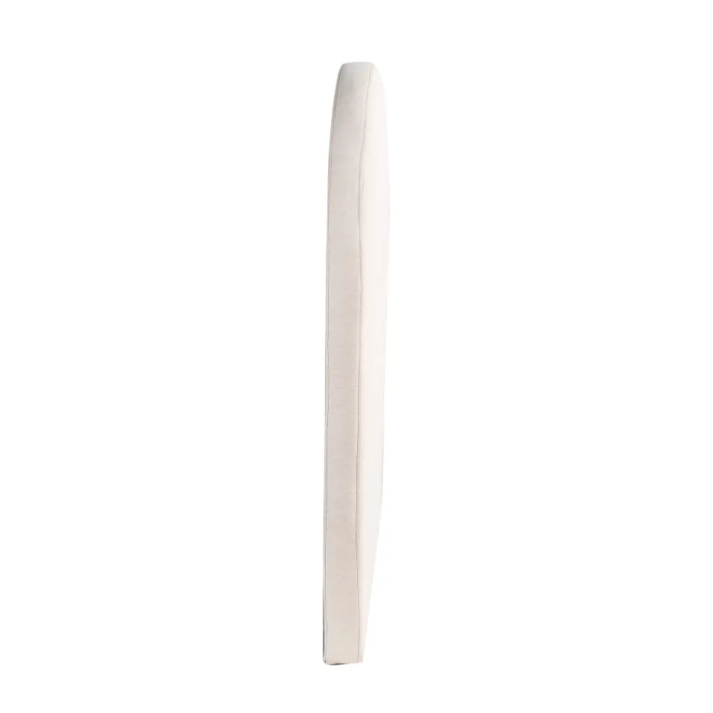 Drawer NOUSSA Tête de lit en coton et lin demi-lune L170cm