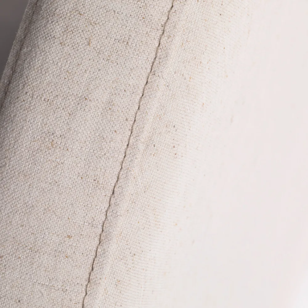 Drawer NOUSSA Tête de lit en coton et lin demi-lune L170cm