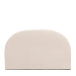 Drawer NOUSSA Tête de lit en tissu chenille demi-lune L150cm