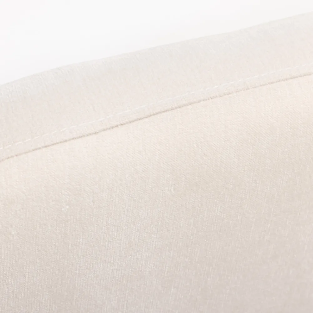 Drawer NOUSSA Tête de lit en tissu chenille demi-lune L150cm