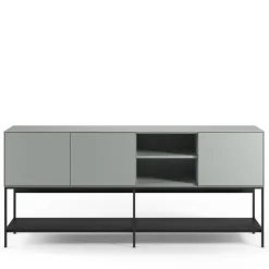 No name NOXA Buffet 3 portes en bois et métal L180cm