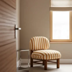 Drawer NUBO Fauteuil en tissu et bois